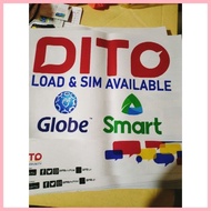 ✼ ✒ ♟ dito tarpaulin only DITO load sim available