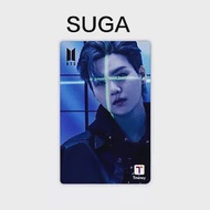 官方週邊商品 防彈少年團 BTS X T-MONEY CARD 閃卡 交通卡【SUGA】(韓國進口版)