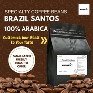 100% Arabica Coffee Beans Brazil Santos | Custom Slow Roast On Demand | Whole Bean 200g 500g