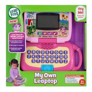 BNIB: LeapFrog My Own Leaptop Pink Violet Laptop Toy for Kids