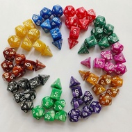 Polyhedral DND Dice Set Nebula Polyhedral Game Dice for RPG Dungeons and Dragons MTG D20 D12 D10 D8 