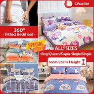 💥PROMO!! Bedsheet Cadar 4-IN-1 King/Queen & 2-IN-1 Single/Super Single 😴 ❌No Blanket