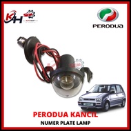 PERODUA KANCIL OLD 1994 Number Plate Lamp Cover With Bulb Rear License Light Lampu No Plate Belakang