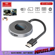 Earldom W7+ 4K Ultra HD Wireless Hdmi Screen Mirroring Display Dongle Tv Projector Casting Mobile Ph