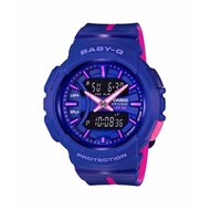 CASIO BABY-G Beach Glamping Series Womens Navy Blue Resin Strap BGA-240L-2A1 - intl