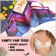 Cv VANITY FAIR WOMEN'S BRA WIRE CUP 36B 38C 38D 38E 40E PLAIN 75335 LP