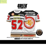 2025 AKP 1973 Alpha Kappa Rho V34 52th New Design Anniversary Skeptron 52st Clothing T-Shirt For Men
