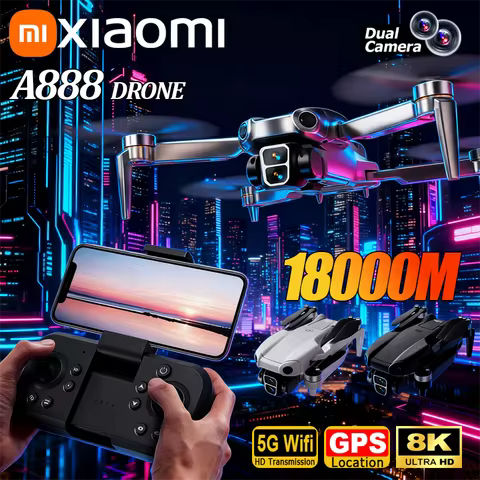 Xiaomi A888 Pro Drone 8K Profeissional Aerial HD Dual Camera Intelligent Opstacle Avoidance Brushles
