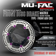 Front Disc Plate ADV CBS Matrix MUFAC Size 260mm N348