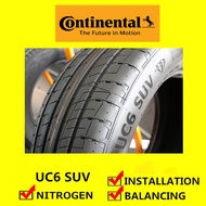 Continental ContiUltracontact UC6 SUV tyre tayar tire  (with installation) 226/65R17 215/60R17 225/6