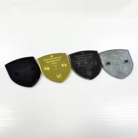 Top Quality Newest Style 68x51mm 3D Metal Shield Color Crest Front Hood Emblem Bonnet Badge Logo for