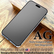 For iPhone 14/14 Plus/14 Pro/14 Pro Max Matte Tempered Glass Anti Reflective Screen Protector Skrin 