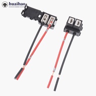 HUAIHAO 2Pcs H7 LED Headlight Socket Adapter Wiring Harness Sockets Car Wire Connector Cable Plug Fo