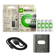ถ่านชาร์จ GP ReCyko Recharge AA2AA4 + Charger 2100mAh พร้อมส่ง