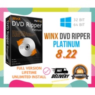 【Auto delivery】 WinX DVD Ripper Platinum 8.22.4 | DVD Ripper - Convert DVD to MP4 AVI | Easy Install