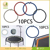 [Ihoce] 10Pcs Trampoline Elastic Rope 8mm Elastic Ties Bungee Cord Stretch Cord for