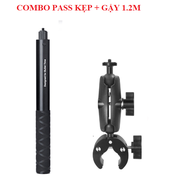 Bộ phụ kiện gắn Moto ghi đông Xe đạp Dành Cho Insta360 One R / X2 / X3 GoPro Max