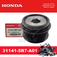 31141-5R7-A01 Alternator Pulley for Honda Freed GB5 L15B 1.5  BRV DG3 City GN2 1.5 (6PK-17mm)