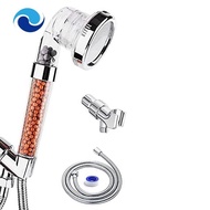 Mineral Shower Head High Pressure with Filter,Purifying Shower Head Handheld Detachable,Water Saving Shower Head Filter