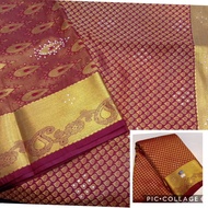 Wedding Stone Work Saree