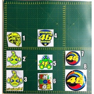 Sticker motor sticker vr46 valentino rossi the doctor 46 sticker pantul cahaya