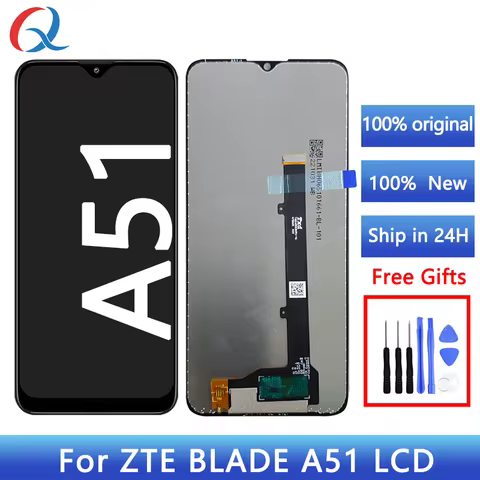 6.52" Mobile Phone Lcds For ZTE Blade A51 LCD With Touch Screen Digitizer pantalla For ZTE Blade A51