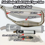 KAWASAKI ORIGINAL Aitech Exhaust Type Super Cobra Press L NeckX2 Ninja R SS RR ZX New Old KRRkawasak