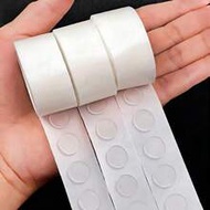 100/300/500pcs Transparent Balloon Glue Dots, Double-Sided Sticky Balloon Dots, Removable Ultra-Thin