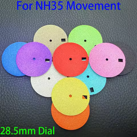 Customized nh35 Dial Watch Dial Fit For NH35 NH36 7S26 Movement 28.5mm Watch Face Parts Have 6 feets
