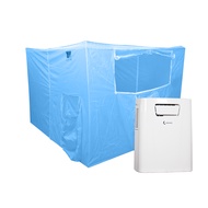 แอร์เคลื่อนที่ 3000 บีทียู Wiman รวมมุ้งแอร์ 3 ขนาดให้เลือก ( รุ่น BB ) เย็นสบาย แอร์3000+มุ้ง4ฟุต4B