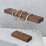 Simple Walnut Display Stand Jewelry Counter High-End Bracelet Bracelet Imported Display Props Watch 