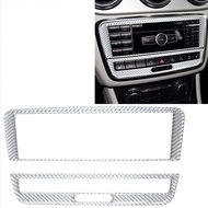 Carbon Fiber 9 Button CD Air Conditioning Panel Patch 15-19 C117 W117 CLA250 CLA45