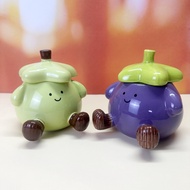 Dundun Cup Apple Feet Ceramic Water Cup Milk Cup Eggplant Mug Souvenir Birthday Gift Cup 11.11M
