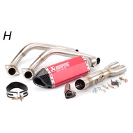 Yoshimura R11 Motorcycle Full Exhaust System Slip-on Pipe For Yamaha MT07 FZ07 2014-2021