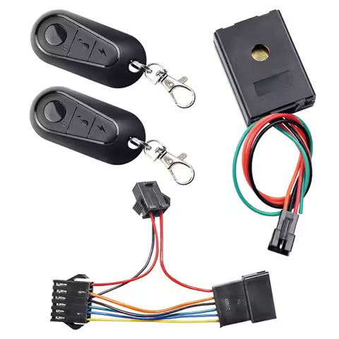 36V-72V Electric Bike Alarm E Bike Remote Control Electric Scooter Anti-Theft Device Replacement for