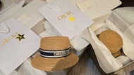 Christian Dior 草帽 遮陽帽 度假帽hat
