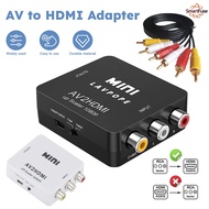 RCA AV TO HDMI AV to HDMI 1080P AV2HDMI Converter Mini AV to HDMI Adapter RCA AV/CVSB L/R To HDMI