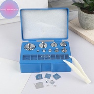 Strongaroetrtombn 17Pcs 10mg-100g Precision Digital Scale Calibration Weight Set Weighting Tools 100