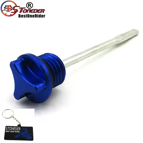 STONEDER CNC Blue Dip Stick Engine Oil Dipstick For Pit Dirt Bike Motorcycle 50cc 90cc 110cc 125cc 1