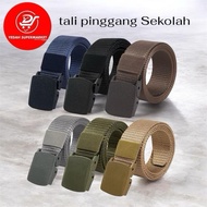 6107/028 Tali Pinggang Sekolah 2.5cm & 3cm Canvas Buckle Plastic untuk rendah & menengah ✨