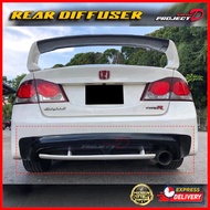 💥Ready Stock💥Honda Civic **MG Style** FD1/FD2/FD2R/FD ** FRP Rear Diffuser ( WITHOUT PAINT )