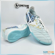 Giày Bóng Đá Đế Bằng Futsal Mizu Sói Ngọc - Giày Đá Banh May Full Đế