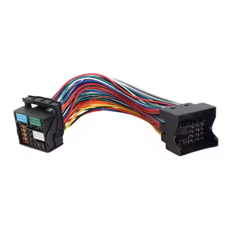 23cm 52Pin MQB Extension Adapter Cable with Quadlock Connector Radio Wiring Harness for Audi A1 A3 A