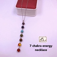 7 chakra enery necklace