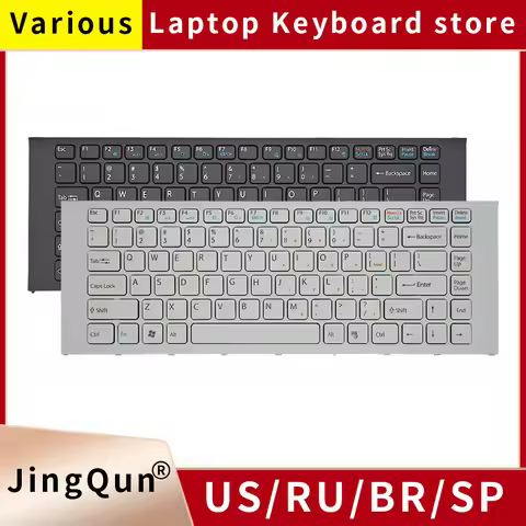 New US Russian Laptop Keyboard For Sony VAIO PCG-61316L 61317L 61315L 61211T 61212T -61311M 61311N V