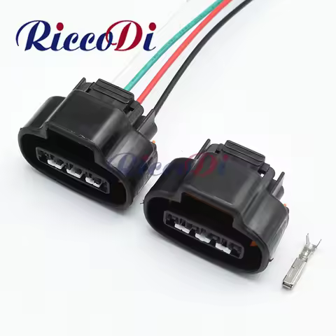 1 Set 4 Pin 2JZ-GE Distributor Crank Female Wire Socket Plug TPS Boost Sensor Oval Ignition Coil Con