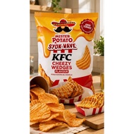 Mister POTATO × KFC Cheezy Wedges flavoured chips 85g
