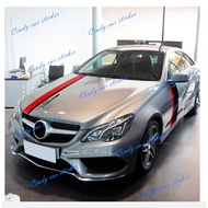 Car Hood Bonnet Top Rear Door Side Stripe Sticker Body Decal for Mercedes Benz amg A C E CLA class a