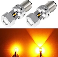Phinlion 1157 7528 Amber LED Turn Signal Light Bulbs Super Bright 2057 2357 2397 3496 LED Bulb for B