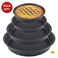 H&X Nonstick Carbon Steel Pizza Baking Pan 10/11/12/14 Inch Round Tray Kitchen Tool